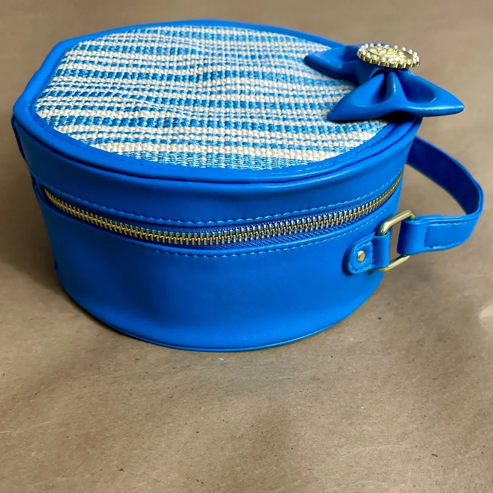 NWT Disney Parks Main Street USA The Dapper Dans Blue Crossbody Handbag